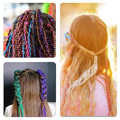 32Pcs Colorful Hair Wrap String For Braids, Multi Rainbow Braiding Hair  Tie, Gradient Color Hair Rope Band, Girls Braids Hair Styling Accessories  (C#) - Yahoo Shopping