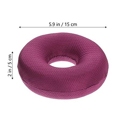 Inflatable Donut Cushion Pillow / Doughnut Pillow With Pump & Travel Bag -  Lumbar Support For Hemorrhoids, Pregnancy, Tailbone Pain, Use In The Home