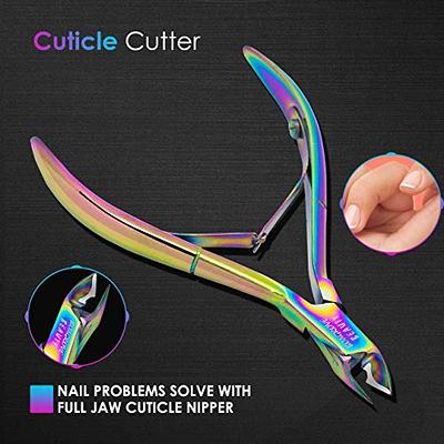 2 Slanted Edge Cuticle Clippers Nail Cuticle Trimmer Cutting