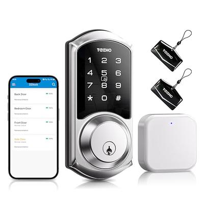 TEEHO Keyless Entry Door Lock Keypad Electronic Smart Deadbolt for