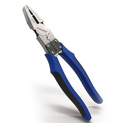 Klein Tools 9.33-in Electrical Lineman Pliers with Wire Cutter in the  Pliers department at