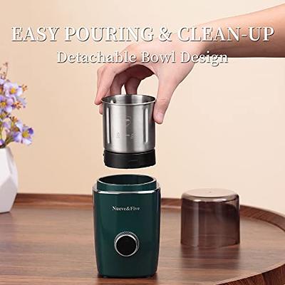 Portable Coffee Bean Grinder, Reliable Cordless Coffee Grinder, Automatic Coffee  Grinders, for Home, Office and Travelling (White) USB Charging