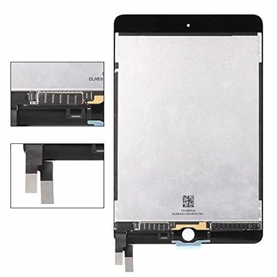 for iPad Mini 4 LCD Display Matrix Touch Glass Screen Digitizer Assembly  7.9 for iPad Mini 4 Mini4 A1538 A1550 Screen Replacement Kits with Free  Tools +Screen Protector,Without Home Button (White) 