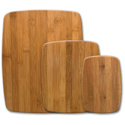 Large Bamboo Cutting Boards for Kitchen Meal Prep & Serving - Charcute