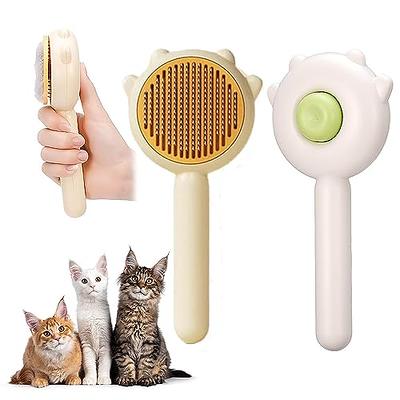 Magic Pet Comb,cat Grooming Brush,long Or Short Hair Cats Dogs Pet Massage  Brushes, Self Cleaning Slicker Comb For Kitten