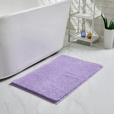 Subrtex Chenille Bathroom Rugs Soft Non-Slip Super Water Absorbing Shower  Mats, 20x32, Light Gray - Yahoo Shopping