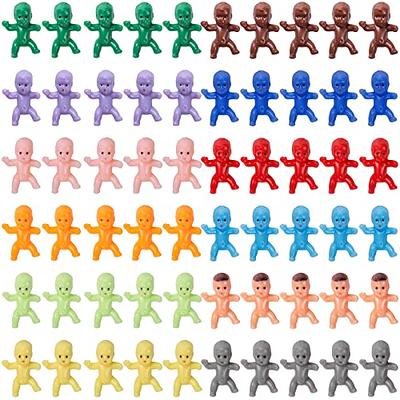 120pcs Mini Plastic Babies, Tiny Plastic Baby Figurines Small King Cake  Babies Bulk for Ice Cube My Water Broke Baby Shower Game - AliExpress