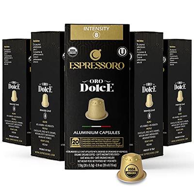 Lavazza Nespresso Compatible Capsules, Deciso Espresso Dark Roast Coffee  (Pack of 60) 