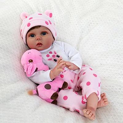 Aori Lifelike Reborn Baby Dolls - Realistic Newborn Girl Doll, Pink Set for  Kids 3+