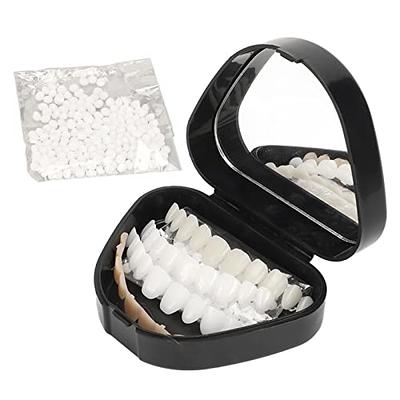 Moldable false teeth 