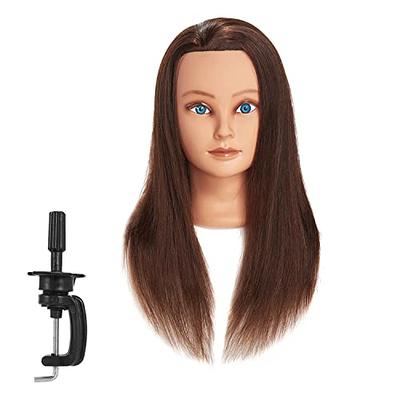 Training Head Mannequin Head With Human Hair For Braiding 100% Real Hair