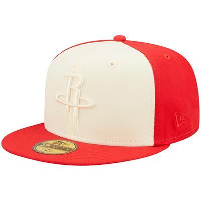 Men's Houston Rockets New Era 59FIFTY Tan/Black Two Tone Fitted Cap