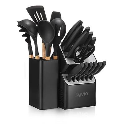  Hundop knife set, 15 Pcs Black knife sets for kitchen