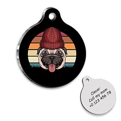 Personalized Planet Pet Tags N/a - Blue Preppy Stripe Personalized Name &  Phone Number Pet Tag - Yahoo Shopping