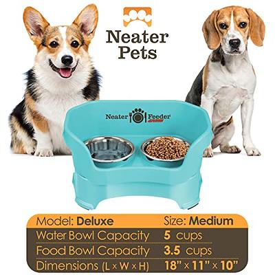 NEATER PETS Neater Feeder Deluxe Elevated & Mess-Proof Dog Bowls