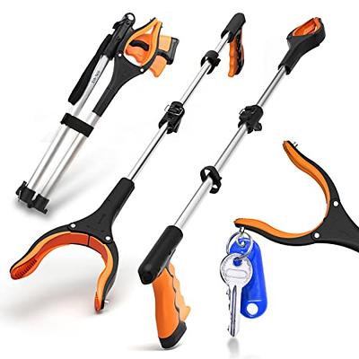 2023 Upgraded] 2 Pack Reacher Grabber Pickup Tool, 32 Folding Grabber Tool  for Elderly, 4 Wide Claw Opening Trash Picker, Strong Grip Magnetic Tip  Lightweight Trash Picker Grabber - Yahoo Shopping