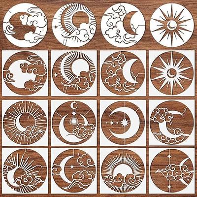 FINGERINSPIRE Chess Pieces Stencil 11.8x11.8inch Reusable International  Chess Pieces Drawing Stencil Plastic Chess Stencil for Painting on  Furniture