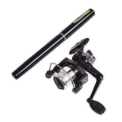 Mini Telescopic Collapsible Pocket Fishing Rod, Portable Pen Fishing Rod  Reel Combo Set