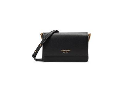 Morgan Crystal Inlay Saffiano Leather Bifold Wallet - Yahoo Shopping