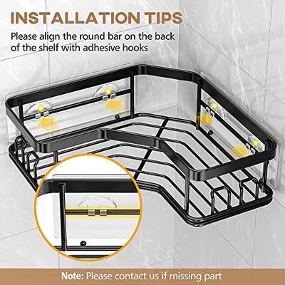 Virgorack Stainless Steel Adhesive Shower Caddy