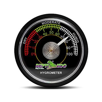 Reptile Thermometer Terrarium Temperature Humidity Gauge Monitor Dial  Hygrometer