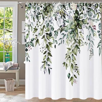White Shower Curtain Hooks - 12pcs/Set White & Pink Flower Decor Shower  Curtain Hooks - Decorative Shower Curtain Rings For Shower Curtain - Flower Shower  Curtain Hooks