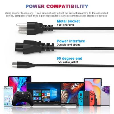 Chargeur USB C 45W Compatible avec Acer Chromebook R13 514 314