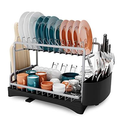 Liangmall Expandable Dish Drying Rack Up to 23.6, Extra Large Over The  Sink Dish Drainer Drying Rack Roll Up, Stainless Steel Multipurpose Kitchen  Sink Drying Rack - 23.6(L) x 13.1(W) - Yahoo