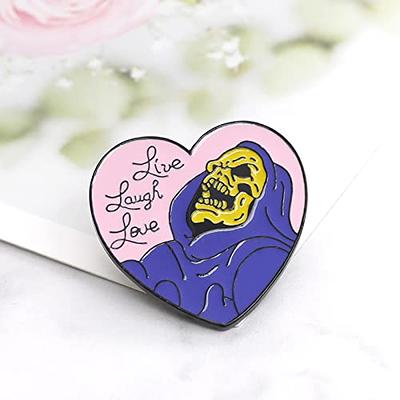 Skull Brooches Boys and girls Skeleton Enamel Pin Lapel Punk Pins