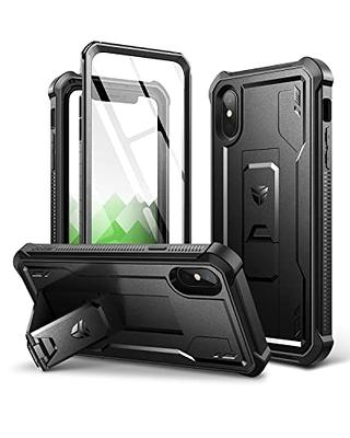 Diverbox for iPhone X Case/iPhone Xs Case [Shockproof] [Dropproof]  [Tempered Glass Screen Protector ] Heavy Duty Protection Phone Case Cover  for Apple