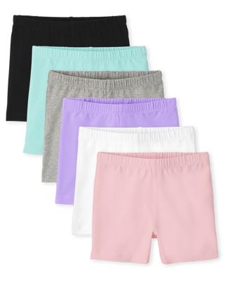 The Children's Place Girls Cartwheel Shorts in Gray