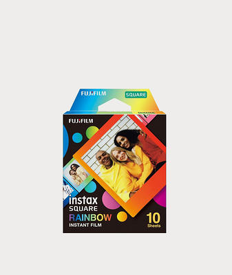 Fujifilm - instax SQUARE Twin Film (20 Sheets) - White Frame