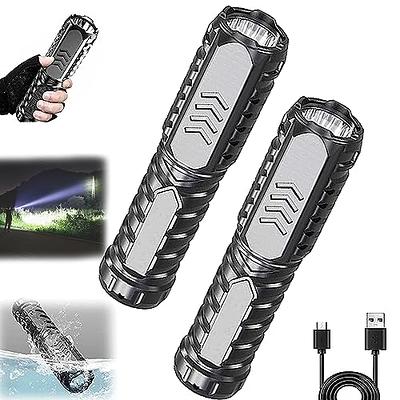 Special Forces Powerful Flashlight, LED Torch Battery Powered, Super Bright Tactical Torch, Hand Flashlight, Waterproof Small Mini Torch, Lightweight