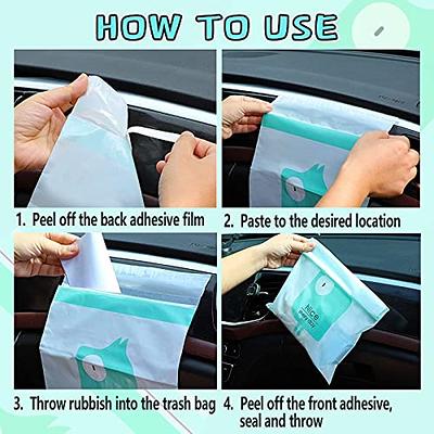 5 Gallon 80 Counts Strong Drawstring Trash Bags Garbage Bags by RayPard,  Small Plastic Bags, Trash Can Liners for Home Office Kitchen Bathroom