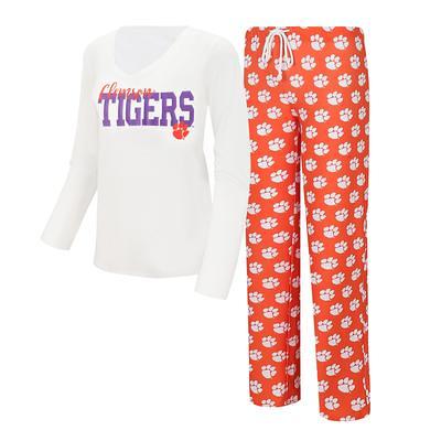 Women's Concepts Sport White/Black San Francisco Giants Long Sleeve V-Neck T-Shirt & Gauge Pants Sleep Set Size: Small