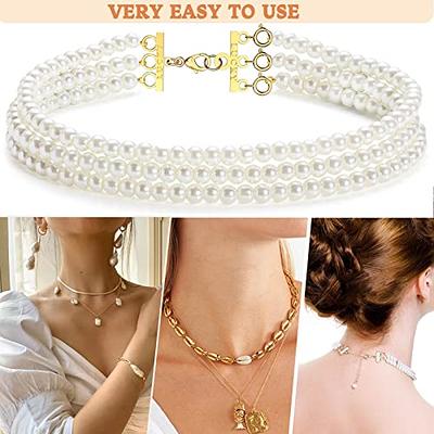 Cheap Multi Strands Clasps Layered Necklace Clasp DIY Jewelry Necklace  Layering Clasps