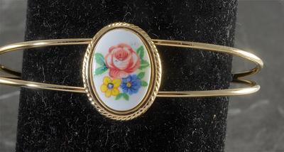 Flower Full Bracelet Metal