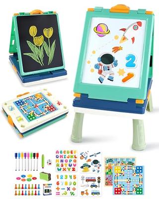 Young Artist All Media Wood Case Easel Drawing Painting 103pc Kit Kids Art  Set