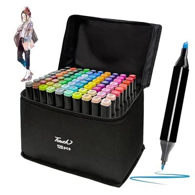 HEVEGRD 120 Colors Alcohol Markers Set, Dual Tips Blender Art