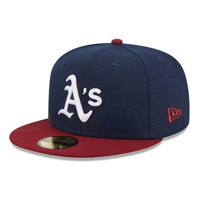 Men's New Era Navy Oakland Athletics Two-Tone Color Pack 59FIFTY Fitted Hat