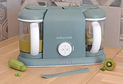 BEABA Babycook Duo 4 in 1 Baby Food Maker, Baby Food Processor, Steam Cook  and