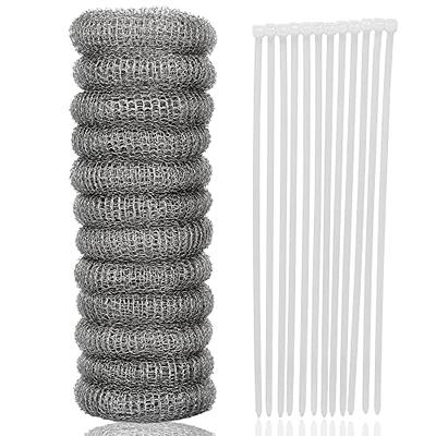 Wobe 36 Pack Washing Machine Lint Traps with 36 Nylon Cable Ties, Laundry Mesh Washer Sink Drain Hose Screen Filter The Laundry Water Lint Trap Snare