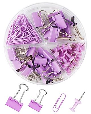 Mr. Pen- Pastel Binder Clips, 50 Pack, 0.75 in, Pastel Color, Small Clips, Small Binder Clips, Paper Binder Clips, Binder Clips Small size, Small