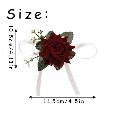 Campsis Wedding Wrist Corsage Bridal Wrist Flower Bride Hand Flower Decor  for Bridesmaid Prom Party Homecoming 2 Pcs (Red Rose) - Yahoo Shopping