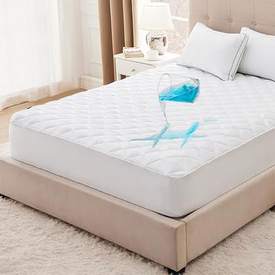 MarCielo 100% Waterproof Knit Mattress Protector Stretch Up to 21