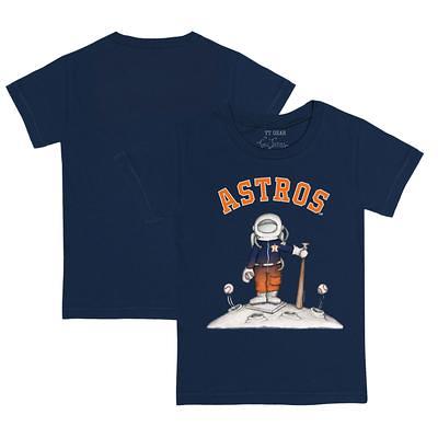 Houston Astros Blooming Baseballs Tee Shirt Women's Small / Navy Blue