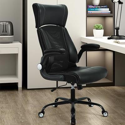 Giantex High Back Mesh Office Chair with Heating Headrest and Lumbar  Support Armrest, Ergonomic Computer Desk Chair, Executive Task Chair,  Swivel Home