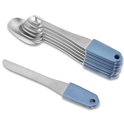 Measuring Spoons: U-Taste 18/8 Stainless Steel Measuring Spoons Set of 6  Piece: 1/8 tsp, 1/4 tsp, 1/2 tsp, 1 tsp, 1/2 tbsp & 1 t