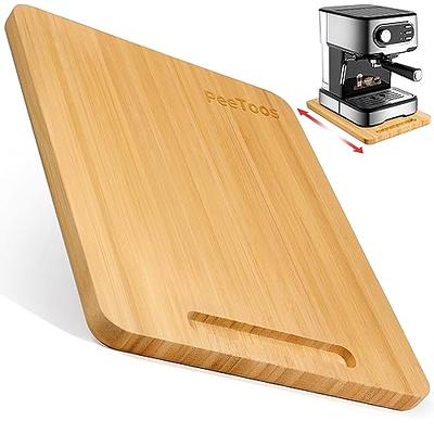 PeeToos Bamboo Sliding Tray for Heavy Kitchen Appliances -Counter