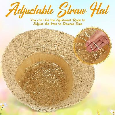 Ramede 9 Pieces Womens Floppy Straw Sun Hat Summer Beach Bucket